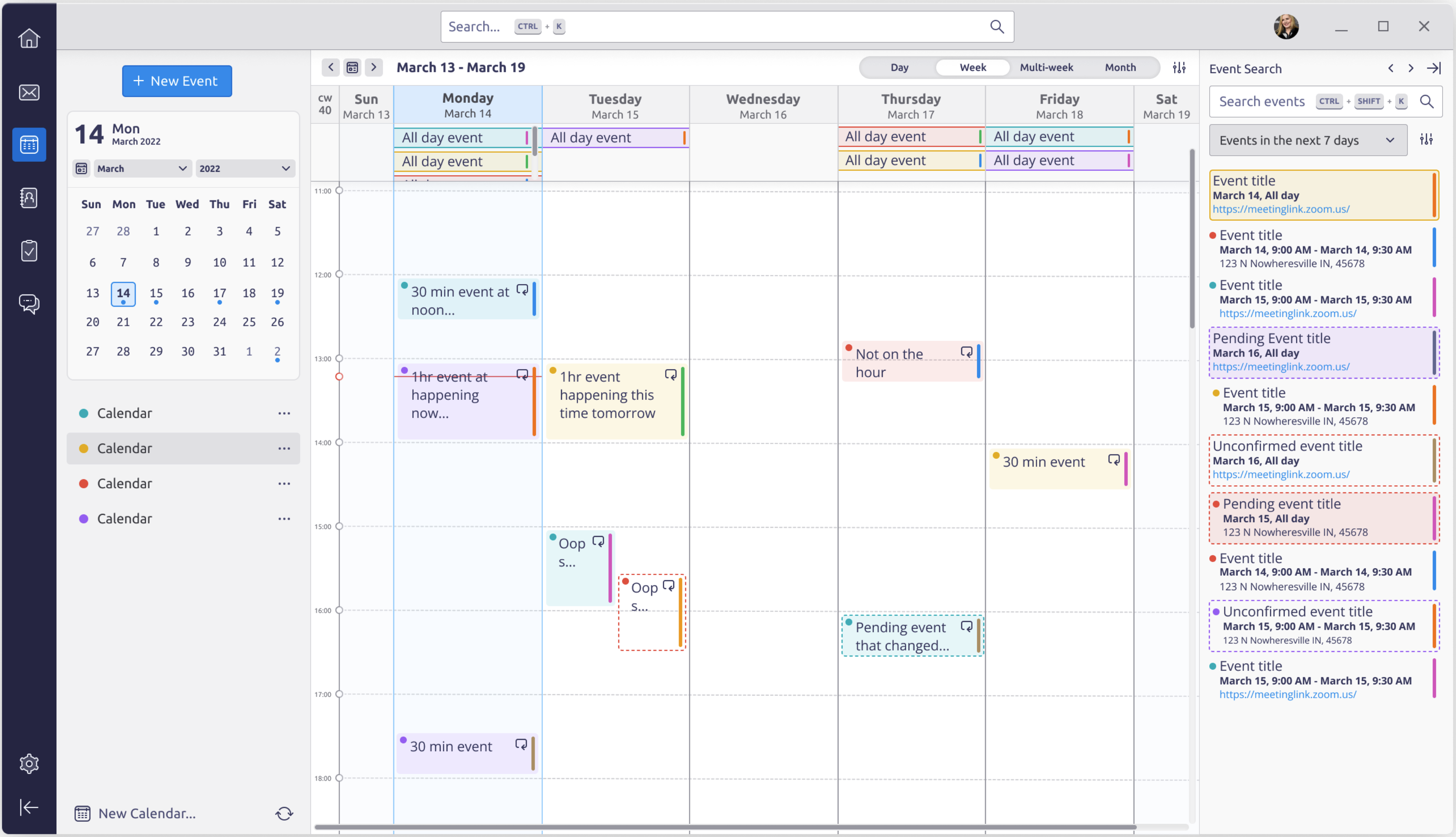 Thunderbird Supernova Preview The New Calendar Design